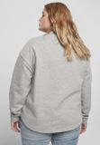 Urban Classics Ladies Oversized High Neck Crew grey