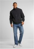 Urban Classics Colour Block Polar Fleece Jacket black/black