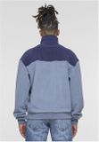 Urban Classics Colour Block Polar Fleece Jacket navy/cloudsky