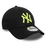 New Era 9FORTY MLB League Essential NY Yankees Black Neon Green adjustable cap