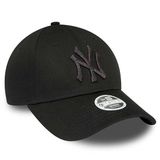 New Era 9Forty WMNS MLB Metallic logo NY Yankees Black cap