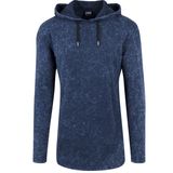 Urban Classics Random Wash Hoody indigo