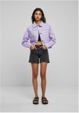 Urban Classics Ladies Fashion Jacket Short Worker lilac Gangstagroup.com Store Online - Hip Hop Boxy 