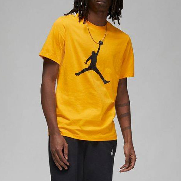 black and yellow jordan apparel
