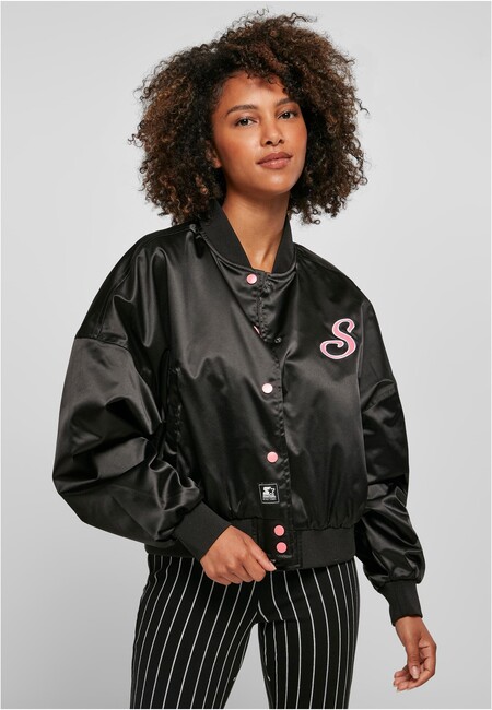 Jacket Store black - Gangstagroup.com - Starter College Fashion Online Ladies Satin Hop Hip