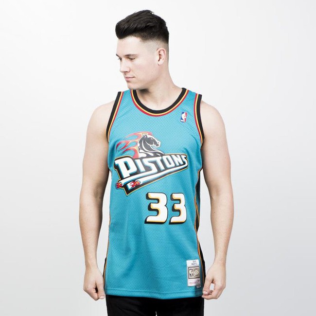 Mitchell & Ness Grant Hill Detroit Pistons NBA Throwback Jersey - Teal