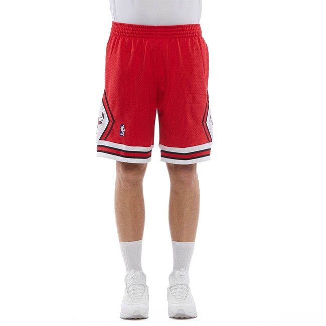 Nike Men's Chicago Bulls Association Swingman Shorts - White