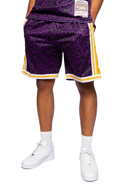 Mitchell & Ness Shorts Los Angeles Lakers NBA Wild Life Swingman