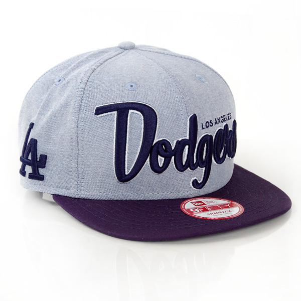 New Era 9Fifty Retro Scholar LA Dodgers Cap Grey Royal -  -  Online Hip Hop Fashion Store