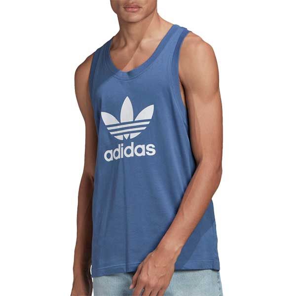 bijvoorbeeld Menda City onvoorwaardelijk Adidas Trefoil Tank Top Blue - Gangstagroup.com - Online Hip Hop Fashion  Store