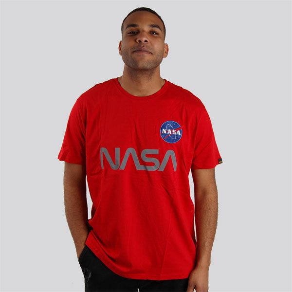 alpha industries NASA Hip - Store Reflective Gangstagroup.com Fashion Hop Online T-Shirt Red 
