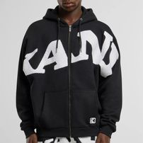 Karl Kani Wavy Retro OS Full Zip Hoodie Black