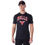 Men´s T-shirt New Era NBA Team Chicago Bulls Regular T-shirt Black