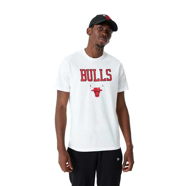 Men´s T-shirt New Era NBA Team Chicago Bulls T-shirt White