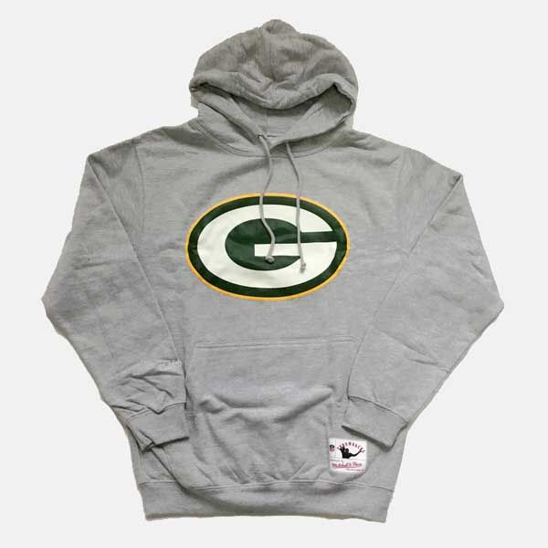 Mitchell & Ness Big Face 7.0 Hoodie Green Bay Packers