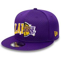 New Era 9Fifty Half Stitch LA Lakers Purple Snapback Cap Snapback Cap