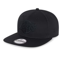 New Era 9Fifty NBA LA Lakers Black On Black Snapback cap