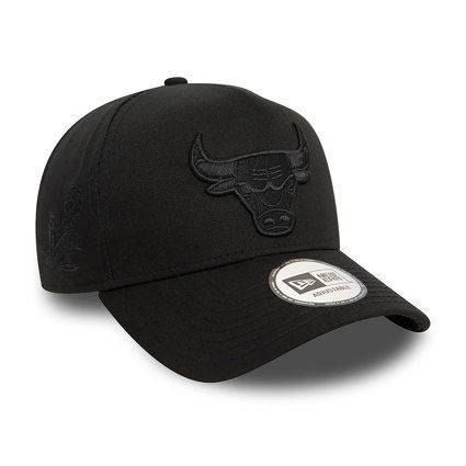 New Era 9Forty E-Frame Monochrome Chicago Bulls Black Adjustable cap