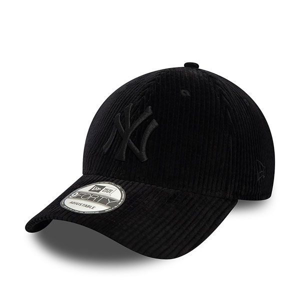 New Era 9FORTY MLB Cord NY Yankees Black Adjustable cap