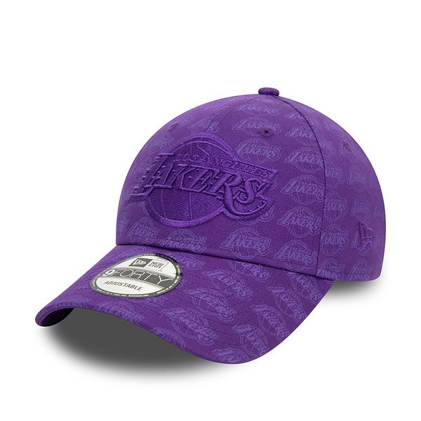 New Era 9FORTY Team Monogram NBA LA LAkers Purple cap