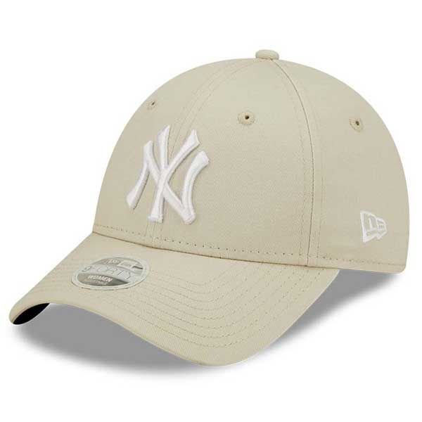 New Era 9Forty Womens MLB League Essential NY Yankees Cream cap