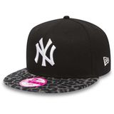 New Era 9Forty Womens Vize NY Yankees Leopard Black Snapback cap