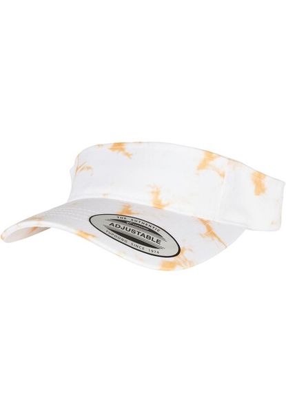 Urban Classics Batik Dye Curved Visor Cap orange/white