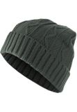 Urban Classics Beanie Cable Flap charcoal