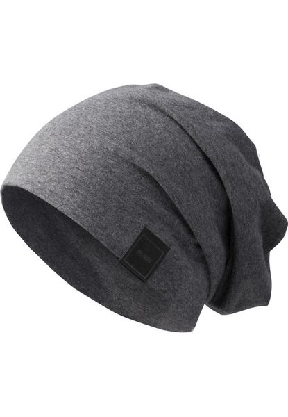 Urban Classics Jersey Beanie h.charcoal