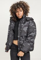Urban Classics Ladies Boyfriend Hip Gangstagroup.com Jacket Hop Puffer Camo - - Store darkcamo Online Fashion
