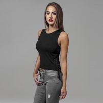 Urban Classics Ladies Lace Up - Store Fashion Top Hop Gangstagroup.com olive Online - Hip Cropped