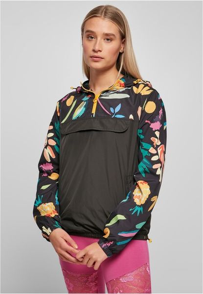 Urban Classics Ladies Mixed Pull Store Jacket Online Gangstagroup.com Hip Hop Over blackfruity Fashion - 