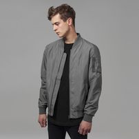 Men´s jacket // Urban Classics Gradient Bomber Jacket blk/gry