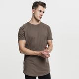 Urban Classics Shaped Long Tee army green