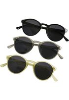 Urban Classics Sunglasses Cypress 3-Pack Gangstagroup.com - black/lightgrey/yellow Hip Hop Online - Store Fashion
