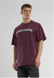 Urban Classics UC College Logo Tall Tee redwine