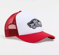 VANS Classic Classic Patch Curved Bill Trucker red cap