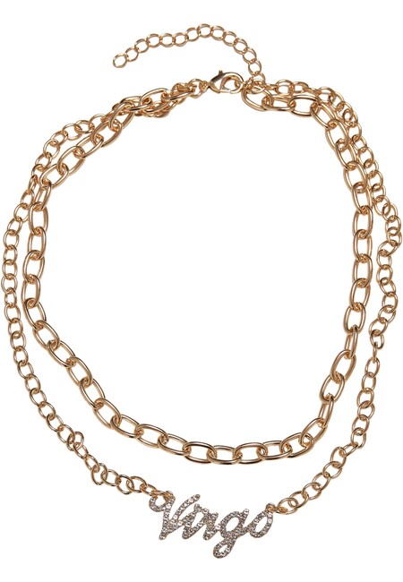 Urban Classics Diamond Zodiac Golden Necklace Online Gangstagroup.com - - Store Hop Fashion virgo Hip