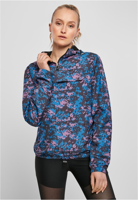 Urban Classics - Hop Over - digital Store Online Fashion Hip Ladies Pull Jacket camo duskviolet Camo Gangstagroup.com