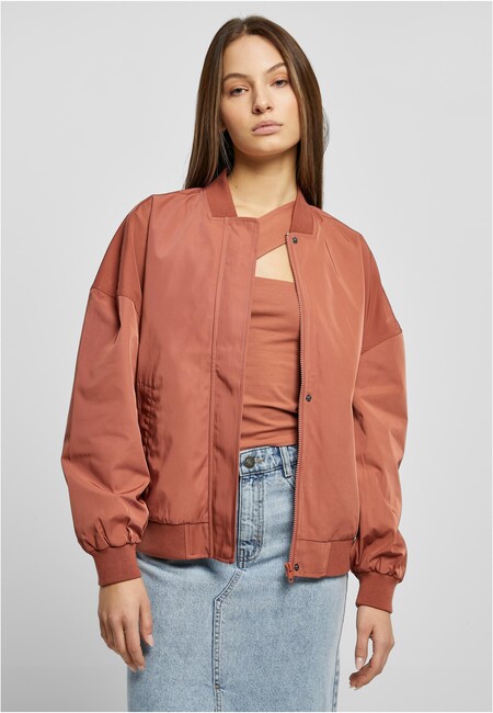 Urban Classics Ladies Recycled Oversized Gangstagroup.com Light - Hop - Store terracotta Jacket Bomber Online Fashion Hip