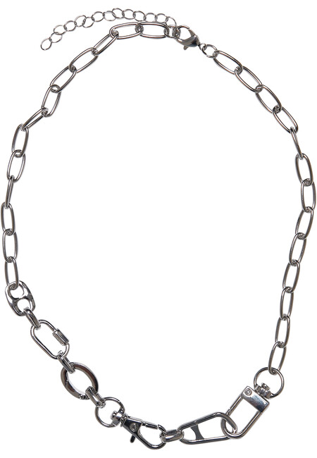 Online Hop Fastener Classics Gangstagroup.com - silver Hip Fashion Necklace Various - Urban Store